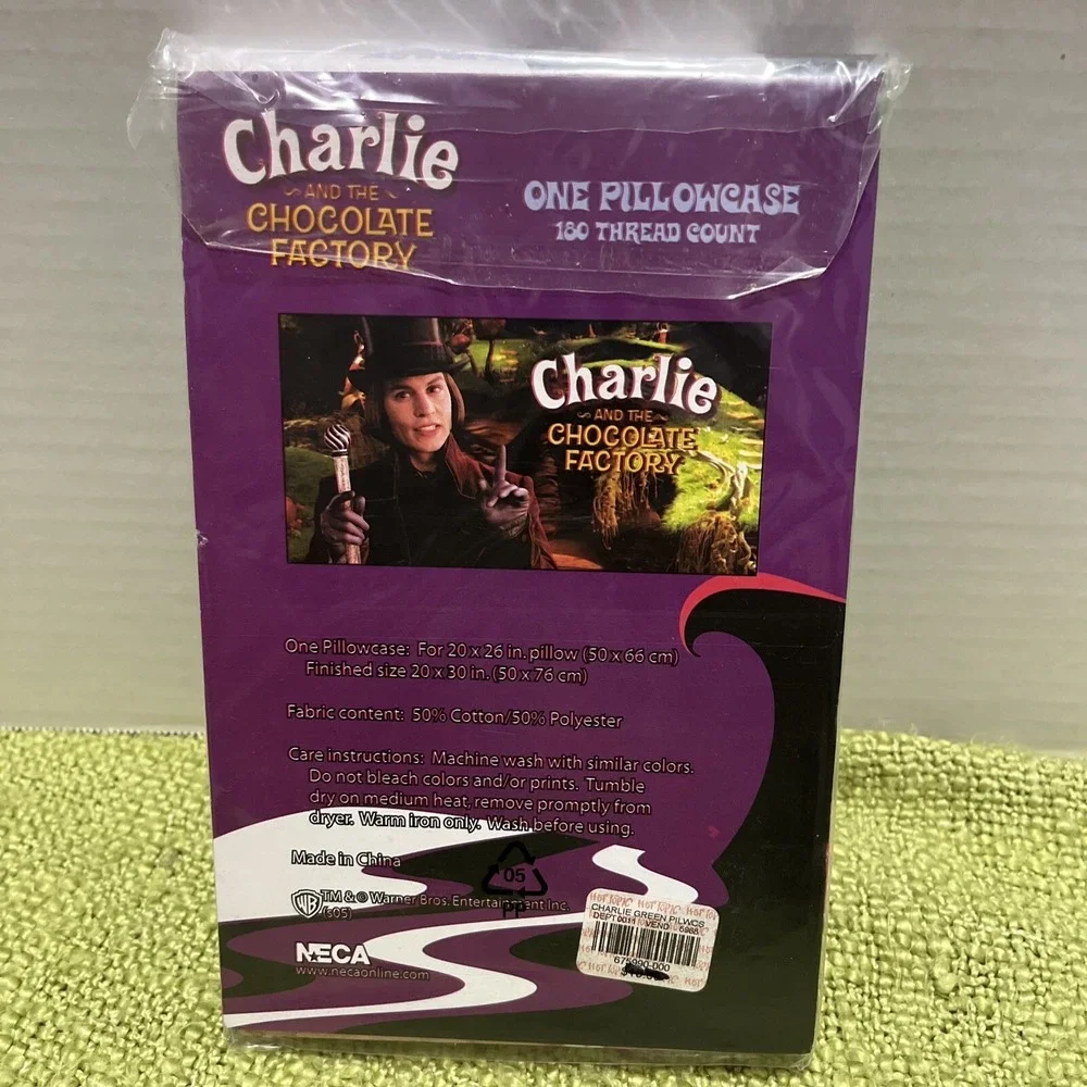 Charlie And The Chocolate Factory Pillowcase‎ , 180 Thread Count